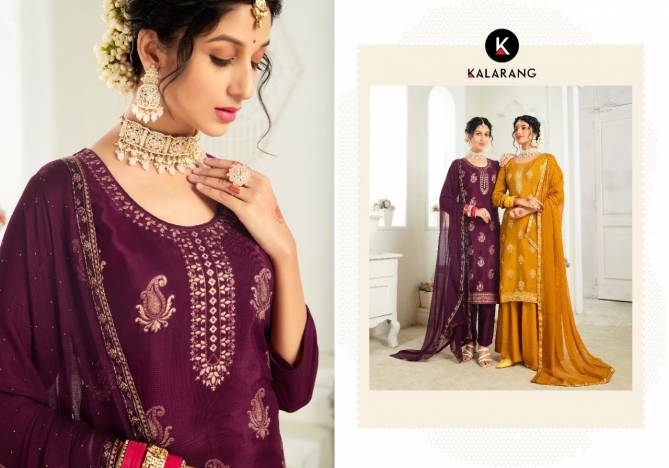 Kalarang Siddhi Heavy Wedding Wear Wholesale Designer Salwar Suits Catalog